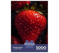 Puzzles pour Adultes, 1000 Pièces, Puzzles Adolescents Juicy Fraise, Jeu de Main, Défi Difficile, Jeu sophistiqué, Cadeaux 38 x 26 cm/1000 Pièces