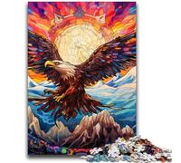Puzzles pour Adultes 1000 pièces, Puzzles Aigle colorés pour Adolescents, à Offrir en Cadeau à Toute la Famille à partir de 14 Ans (50x75cm)
