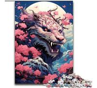 Puzzles pour Adultes, 1000 pièces, Puzzles Animaux Dragons colorés, en Carton, pour Noël, Halloween, Pâques, Nouvel an, 1000 pièces(26x38cm)