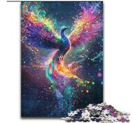 Puzzles pour Adultes, 1000 pièces, Puzzles Arc-en-Ciel Phoenix en Carton, Jeu d'activités familiales pour Adolescents, décoration d'intérieur DIY, Casse-tête, Cadeau, Taille 26X38cm