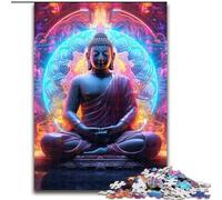 Puzzles pour Adultes 1000 pièces Puzzles Bouddha colorés pour Adultes, 1000 pièces, ce Qui en Fait Un Excellent Cadeau pour s'amuser en Famille (Taille 26x38cm)
