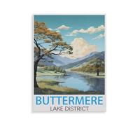 Puzzles pour Adultes, 1000 Pièces Puzzles，Buttermere Lake District，Jeu De Puzzle Oeuvre pour Adultes Adolescents Jouant À La Maison Divertissement Jouets Décor À La Maison（50x70cm）-GZ58