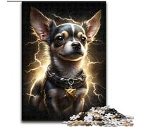 Puzzles pour Adultes 1000 pièces Puzzles Chihuahua pour Adultes, ce Qui en Fait Un Excellent Cadeau pour s'amuser en Famille (Taille 50x75cm)