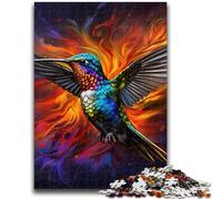 Puzzles pour Adultes 1000 pièces, Puzzles colibris colorés pour Adolescents, à Offrir en Cadeau à Toute la Famille à partir de 14 Ans (26x38cm)
