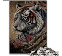 Puzzles pour Adultes 1000 pièces Puzzles d'art du Tigre pour Adultes, ce Qui en Fait Un Excellent Cadeau pour s'amuser en Famille (Taille 26x38cm)