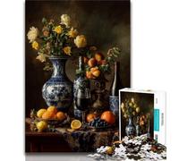 Puzzles pour Adultes 1000 pièces, Puzzles d'art en céramique Difficiles pour Adultes, Jouets de Jeu, Chaque pièce est Unique - Jeu Familial Amusant et Stimulant (Taille 75x50cm)