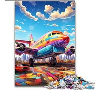 Puzzles pour Adultes 1000 pièces Puzzles d'avions en Couleur pour Adultes Taille 50x75cm Un Casse-tête Stimulant - Jouet Relaxant pour Adolescents