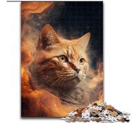 Puzzles pour Adultes 1000 pièces Puzzles de Chats fantastiques pour Adultes Jeu de défi cérébral pour Adolescents et Interaction familiale Taille : 38x26cm
