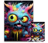Puzzles pour Adultes 1000 pièces, Puzzles de Monstres de Dessin animé pour Adultes, Casse-tête Haute difficulté pour Adolescents 50x75cm / 19,68x29,52 Pouces
