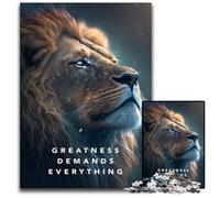 Puzzles pour Adultes, 1000 pièces, Puzzles de Motivation pour la Grandeur, Jeu de réflexion pour Adolescents, Cadeau de Vacances idéal 26x38cm/10,23x14,96 Pouces
