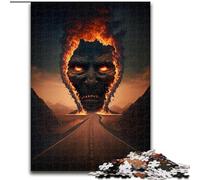 Puzzles pour Adultes 1000 pièces Puzzles Démons de l'enfer en Carton, pour Les Parents, Les Amoureux, Les Amis - 14 Ans et Plus 1000 pièces(26x38cm)