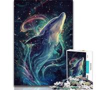 Puzzles pour Adultes 1000 pièces, Puzzles Difficiles sur Le thème des Dauphins de l'océan, Jouets de Jeu, Chaque pièce est Unique - Jeu Familial Stimulant et Amusant (Taille 75x50cm)
