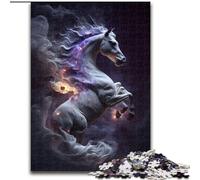 Puzzles pour Adultes, 1000 pièces, Puzzles en Bois Pégase du Destin, pour Noël, Halloween, Pâques et Le Nouvel an(50x75cm)