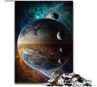 Puzzles pour Adultes, 1000 pièces, Puzzles exoplanètes Loups pour Adultes, Taille 50x75cm, pour la décoration intérieure, pour Noël et Le Nouvel an pour Les Adolescents
