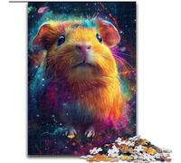 Puzzles pour Adultes, 1000 pièces, Puzzles Galaxy Cochon d'Inde en Bois, pour Noël, Halloween, Pâques et Le Nouvel an(1000 pièces, 50x75cm)