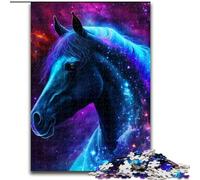 Puzzles pour Adultes, 1000 pièces, Puzzles Galaxy Horse pour Adultes, Taille 26x38cm, pour Adolescents et Famille - Jeu de réflexion à Faire soi-même, Cadeau