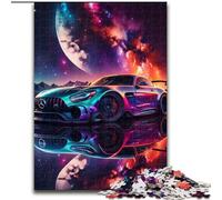 Puzzles pour Adultes, 1000 pièces, Puzzles Galaxy Sports Car en Carton, idéal pour Les fêtes ou Les Anniversaires, Jeu de société, 1000 pièces(26x38cm)
