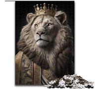Puzzles pour Adultes, 1000 pièces, Puzzles génératifs IA Lion pour Adultes, Taille 26x38cm, pour la décoration intérieure, pour Noël et Le Nouvel an pour Les Adolescents
