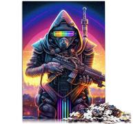 Puzzles pour Adultes 1000 pièces Puzzles Guerrier de la Couleur Casse-tête pour 26x38cm Soulagement du Stress Staycation Tuer Le Temps pour Les Jeunes de 14 Ans