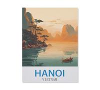 Puzzles pour Adultes, 1000 Pièces Puzzles,Hanoï, Viêt Nam,Jeu De Puzzle Oeuvre pour Adultes Adolescents Jouant À La Maison Divertissement Jouets Décor À La Maison(38x26cm)-EH42