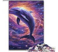 Puzzles pour Adultes, 1000 pièces, Puzzles impossibles Galaxy Dolphin pour Adultes, activité familiale, Cadeau Unique pour Les fêtes et Les Anniversaires (Taille 50x75cm)