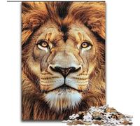 Puzzles pour Adultes 1000 pièces Puzzles Lion 1000 pièces pour Adultes Décoration Murale et Jeu Familial Cadeau (Taille 50x75cm)