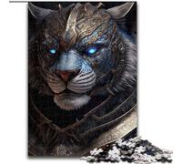 Puzzles pour Adultes, 1000 pièces, Puzzles mécaniques en Bois, Motif Tigre, pour Noël, Halloween, Pâques et Le Nouvel an(50x75cm)