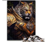 Puzzles pour Adultes, 1000 pièces, Puzzles mécaniques en Bois, Motif Tigre, pour Noël, Halloween, Pâques et Le Nouvel an(50x75cm)