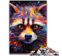Puzzles pour Adultes 1000 pièces Puzzles Panda Roux colorés pour Adolescents, Jeu Stimulant, idéal comme Cadeau pour Toute la Famille 50x75cm