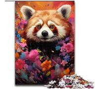Puzzles pour Adultes 1000 pièces Puzzles Panda Roux pour Adultes 1000 pièces Idéal pour et s'amuser en Famille - Cadeau Parfait pour Les Vacances, Les Anniversaires (Taille 26x38cm)