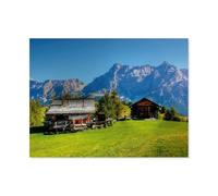 Puzzles pour Adultes 1000 Pièces Puzzles pour Adultes Enfants Puzzles，Lavarella et Conturines Depuis l’alpage Pralongia，Puzzles Jouets Éducatifs Jeu Cadeau（38x26cm）-AP62