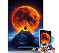 Puzzles pour Adultes 1000 pièces, Puzzles psychédéliques de planètes extraterrestres pour Adultes, Jeux éducatifs, décoration d'intérieur, Convient pour la décoration de Bureau (Taille 38x26cm)