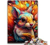 Puzzles pour Adultes 1000 pièces, Puzzles psychédéliques Difficiles pour Adultes, Jeu éducatif Familial, idéal pour la décoration de Bureau (50x75cm)