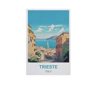 Puzzles pour Adultes 1000 Pièces Puzzles Puzzles，Trieste, Italie，Bricolage Adulte Enfants Puzzles Adultes Jeux Éducatifs pour Enfants Cadeaux Adultes（50x70cm）-FX28