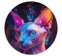 Puzzles pour Adultes, 1000 pièces, Puzzles Ronds Galaxy Hippo, pour Les Anniversaires et Les fêtes (Taille 67,5 x 67,5 cm)