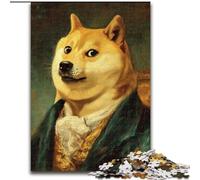 Puzzles pour Adultes 1000 pièces Puzzles Shiba Inu Abstraits 1000 pièces pour Adultes Décoration Murale et Jeu Familial Cadeau (Taille 26x38cm)