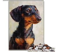 Puzzles pour Adultes, 1000 pièces, Puzzles teckels Heureux pour Adultes 50x75cm, Parfaits pour Les réunions de Famille, Les Anniversaires et Les Vacances