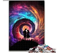 Puzzles pour Adultes 1000 pièces Puzzles The Edge of The Universe pour Adultes Taille 26x38cm Décoration d'intérieur colorée et Jeu Familial interactif