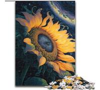 Puzzles pour Adultes, 1000 pièces, Puzzles Univers Tournesol en Carton, Cadeau pour Hommes et Femmes, pour Tous Les Jours et Occasions spéciales, 1000 pièces(26x38cm)