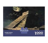 Puzzles pour Adultes 1000 Pièces Pyramid of The Moon Puzzles pour Adultes Jeu De Réflexion Et De Logique Activités Amusantes À La Maison, 70x50cm/1000pcs