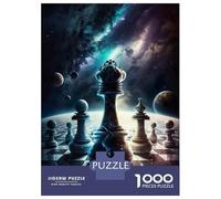 Puzzles pour Adultes 1000 Pièces Raven in Starry Sky Puzzles pour Adultes Jeu Manuel Décoration Parfaite Activités Amusantes À La Maison 70x50cm/1000pcs