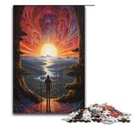 Puzzles pour Adultes 1000 pièces Regarder Le Monde Seul Puzzle Impossible Jeu Familial Soulagement du Stress Défi Difficile 1000 pièces (38 x 26 cm)