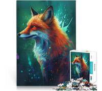 Puzzles pour Adultes 1000 pièces Renard Merveilleux pour Le Jeu éducatif Challenge Toy Car C'est Un pour Toute la Famille 38x26cm