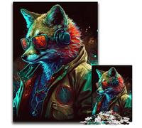 Puzzles pour Adultes 1000 pièces Renard Puzzles Animaux Activité familiale Amusante, défi cérébral, pour Adolescent 26x38cm/10,23x14,96 Pouces