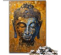 Puzzles pour Adultes 1000 pièces représentant des Bouddhas Peints à l'huile, Difficiles et entièrement imbriquées (Taille 50x75cm)
