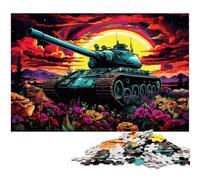Puzzles pour Adultes 1000 pièces Réservoirs colorés Puzzles en Carton pour Adultes Décoration Parfaite pour la Maison ou Le Bureau, Cadeau de Noël idéal 26 x 38 cm / 10,23 x 14,96 Pouces