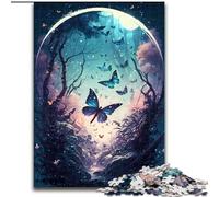 Puzzles pour Adultes 1000 pièces Rêve de Papillon, Jouet éléphant, Jeu intellectuel, Cadeau d'anniversaire, décoration Murale pour 14 Ans et Plus (Taille 26x38cm)