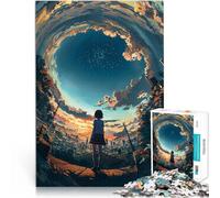 Puzzles pour Adultes 1000 pièces Rêver des étoiles au-delà Jouets de Jeu pour Cadeau Familial Cadeau Amusant 75x50cm