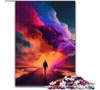 Puzzles pour Adultes 1000 pièces Rêves colorés en Bois, idée Cadeau Unique de décoration d'intérieur DIY 50x75cm Fête d'anniversaire pour Hommes Femmes