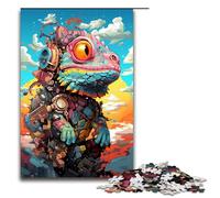 Puzzles pour Adultes 1000 pièces Robot Caméléon par Splatters De Nombreux Puzzles colorés et épais pour la décoration de la Maison À Offrir en Cadeau pour Toute la Famille 75 x 50 cm